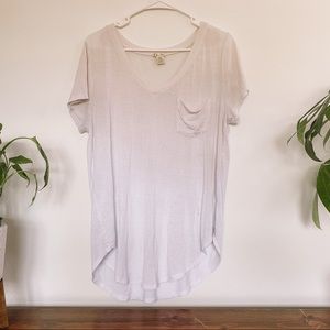 Oversized V neck